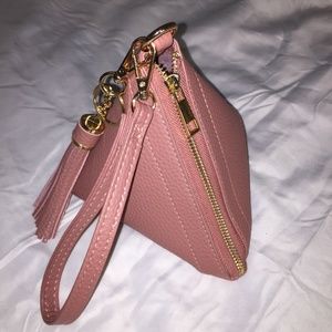 pink triangle bag